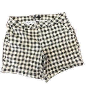 41 Hawthorn Checkered Black and White Shorts Mid Length Size 12